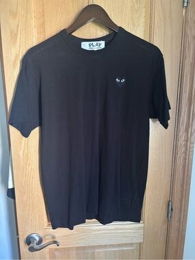 Comme des Garcons PLAY Black Heart Logo Tee - Black